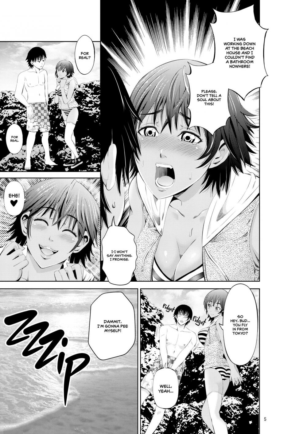 Hentai Manga Comic-My Summer Paradise Fucking a Beach Girl Behind My Girlfriend's Back-Read-6